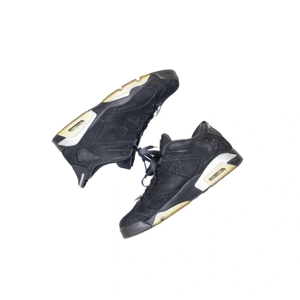 Nike Air Jordan 6 Retro Low “Chrome” Black/Metallic Silver – Size‎ US 13 / UK 12